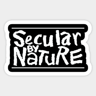 White Logo Tee Sticker